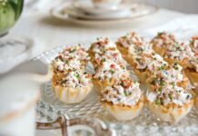 Poppy Seed Chicken Salad in Phyllo Cups