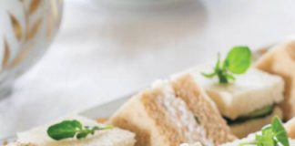 Cucumber-Crème Fraîche Tea Sandwiches