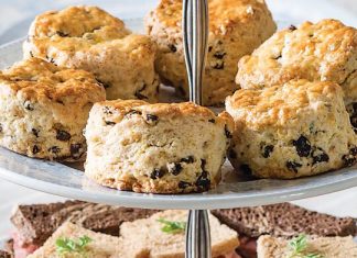 Ham, Tomato Chutney & Cheddar Tea Sandwiches