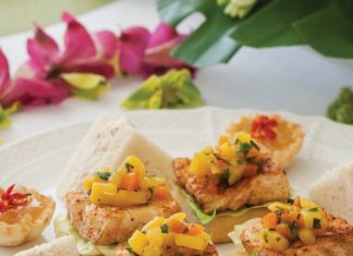 Mango Salsa & Mahi Mahi Canapés