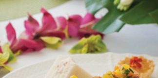 Pineapple, Ham & Brie Phyllo Cups