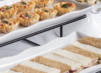 Turkey & Cranberry Chutney Tea Sandwiches