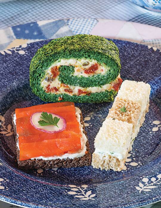 Checkered Herb Sandwiches