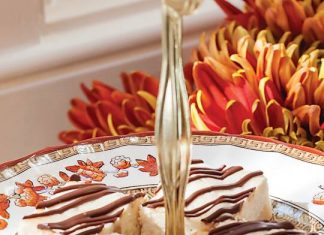 Chocolate-Drizzled Peanut Butter Shortbread