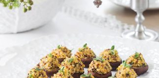 Quinoa-Stuffed Mushrooms
