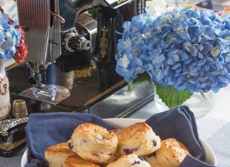 Blueberry–Goat Cheese Scones