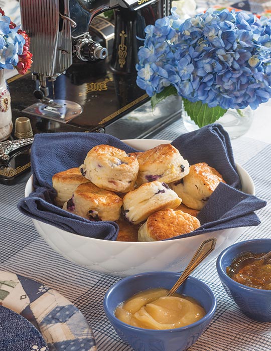 Blueberry–Goat Cheese Scones