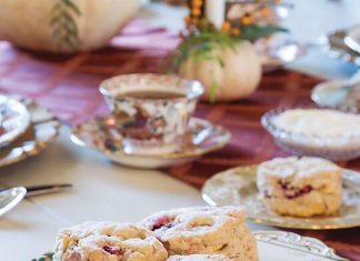Apple-Cranberry Scones