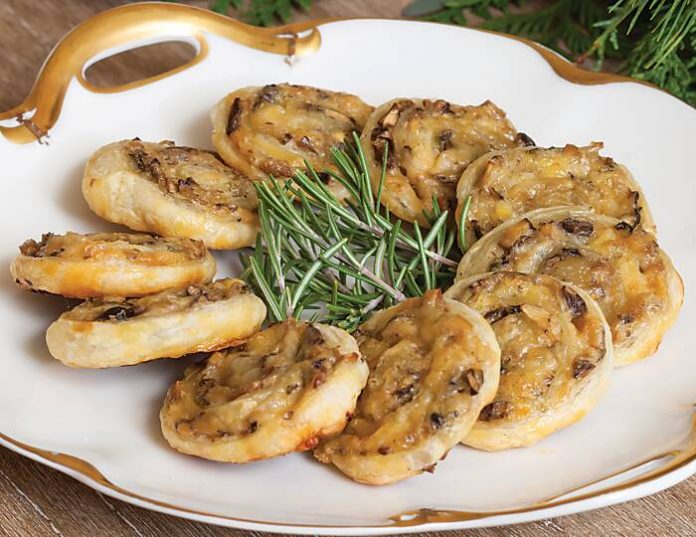 Mushroom-Gruyère Swirls