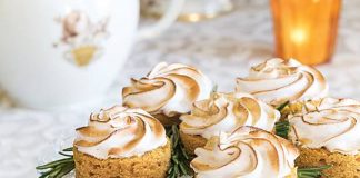 Sweet Potato Cakes with Toasted Meringue