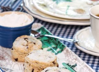 Chocolate-Hazelnut Scones.