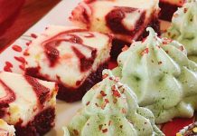 Christmas Tree Meringues