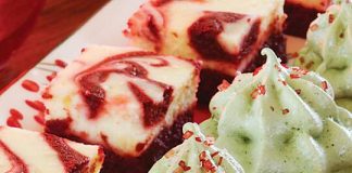 Christmas Tree Meringues