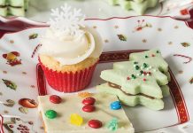 Chocolate-Filled Christmas Tree Cookies