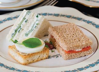 Piquant Salmon Tea Sandwiches