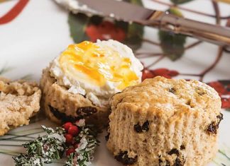 Raisin, Rum & Spice Scones