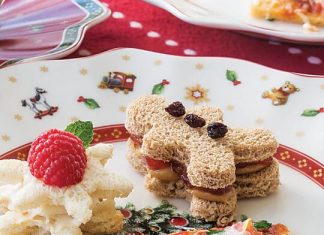 Peanut Butter & Jam Tea Sandwiches