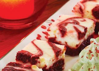 Red Velvet Swirl Brownies