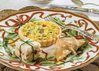 Turkey & Pesto Tea Sandwiches