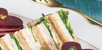 Beet & Goat Cheese Canapés