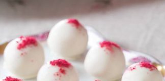 Raspberry-White Chocolate Truffles