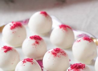 Raspberry-White Chocolate Truffles