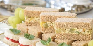 Caprese Tea Sandwiches