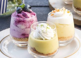 Blueberry Cream Pie Shooters