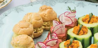 Curried Chicken Salad Puffs