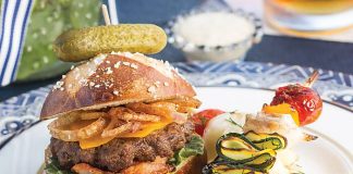 Mini Cheeseburgers with Fried Shallots