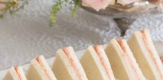 Chutney Ham Salad Tea Sandwiches