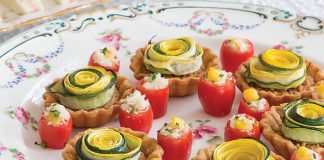 Crab and Corn-Stuffed Cherry Tomatoes