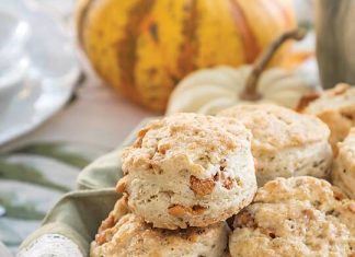 Black Walnut-Butterscotch Scones