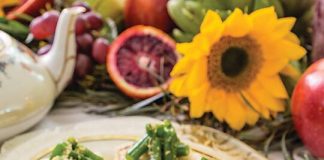 Cornbread Canapés with Crispy Green Beans