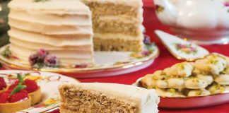 Maple-Pecan Chiffon Cake