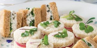 Radish & Herbed Butter Sandwiches