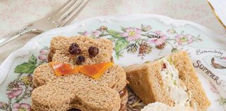 Ham & Cheese Flower Sandwiches