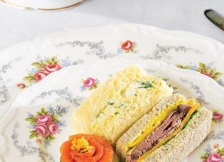 Egg and Cress Tea Sandwiches