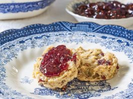 Vegan Cranberry-Pistachio Scones