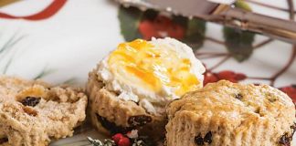 Raisin, Rum & Spice Scones