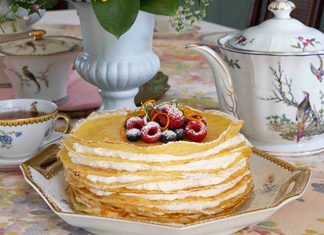 Orange Crêpe Cake