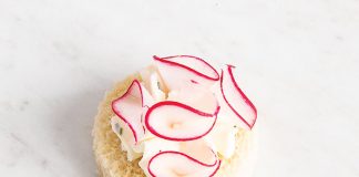 How To: Radish Flower Canapés