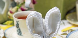 Bunny Napkin How-To