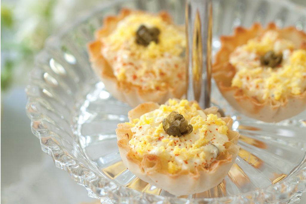 Egg Salad Phyllo Cups