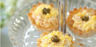 Egg Salad Phyllo Cups