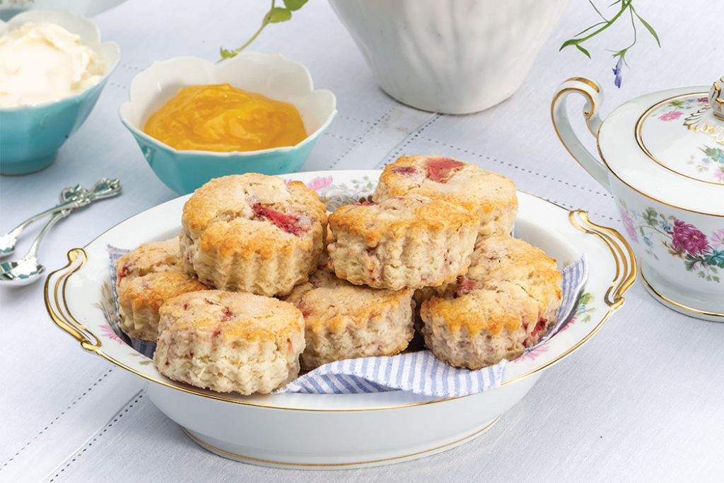 Roasted Strawberry Scones