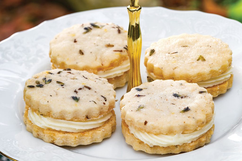 Lemon-Lavender Shortbread Sandwich Cookies