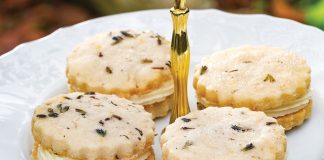 Lemon-Lavender Shortbread Sandwich Cookies