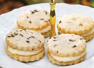 Lemon-Lavender Shortbread Sandwich Cookies