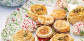 Chicken Cordon Bleu Pastry Swirls